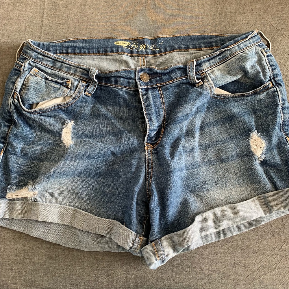Two pairs of old navy denim shorts!!